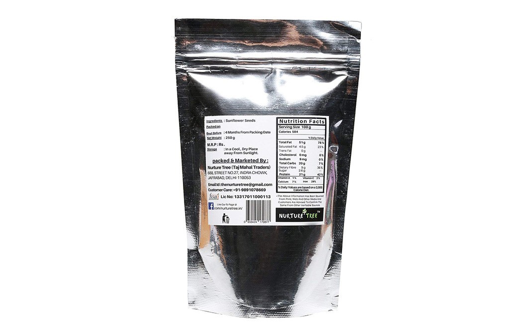 Nurture Tree Sunflower Seeds    Pack  250 grams
